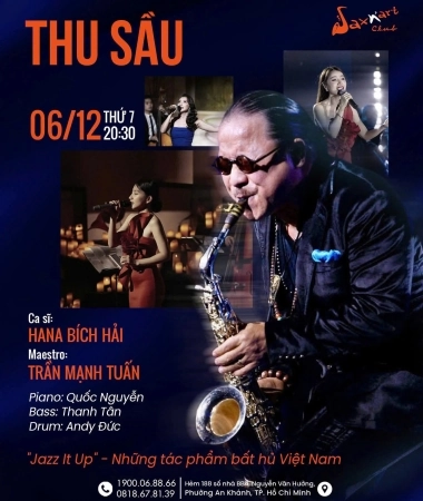 🍂 𝐓𝐇𝐔 𝐒𝐀̂̀𝐔 | 𝐒𝐀𝐗𝐍’𝐀𝐑𝐓 𝐂𝐋𝐔𝐁  📅 Thứ Bảy, 06/12/2025