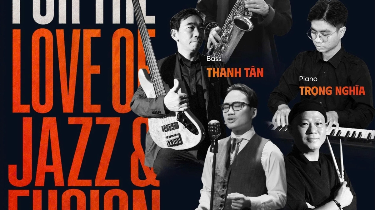🌙 FOR THE LOVE OF JAZZ & FUSION | SAXN’ART CLUB  📅 Chủ Nhật, 13.09 | Showtime: 9:00 PM – 11:00 PM