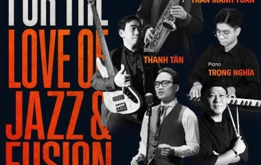 🌙 FOR THE LOVE OF JAZZ & FUSION | SAXN’ART CLUB  📅 Chủ Nhật, 13.09 | Showtime: 9:00 PM – 11:00 PM