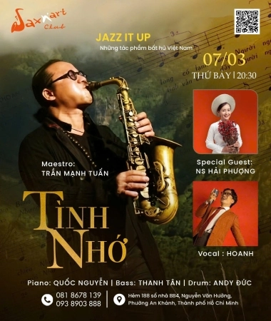 🍂 𝐓𝐈̀𝐍𝐇 𝐍𝐇𝐎̛́ | 𝐒𝐀𝐗𝐍’𝐀𝐑𝐓 𝐂𝐋𝐔𝐁 🍂 📅 𝐓𝐡𝐮̛́ 𝐁𝐚̉𝐲, 𝟎𝟕/𝟎𝟑 | 𝐒𝐡𝐨𝐰𝐭𝐢𝐦𝐞: 𝟗:𝟎𝟎 𝐏𝐌 – 𝟏𝟏:𝟎𝟎 𝐏𝐌