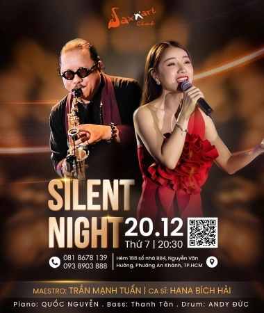 🎄𝐒𝐈𝐋𝐄𝐍𝐓 𝐍𝐈𝐆𝐇𝐓| 𝐒𝐚𝐱𝐍’𝐀𝐫𝐭 𝐂𝐥𝐮𝐛  📅 𝐓𝐡𝐮̛́ 𝐛𝐚̉𝐲, 𝟐𝟎/𝟏𝟐/𝟐𝟎𝟐𝟓