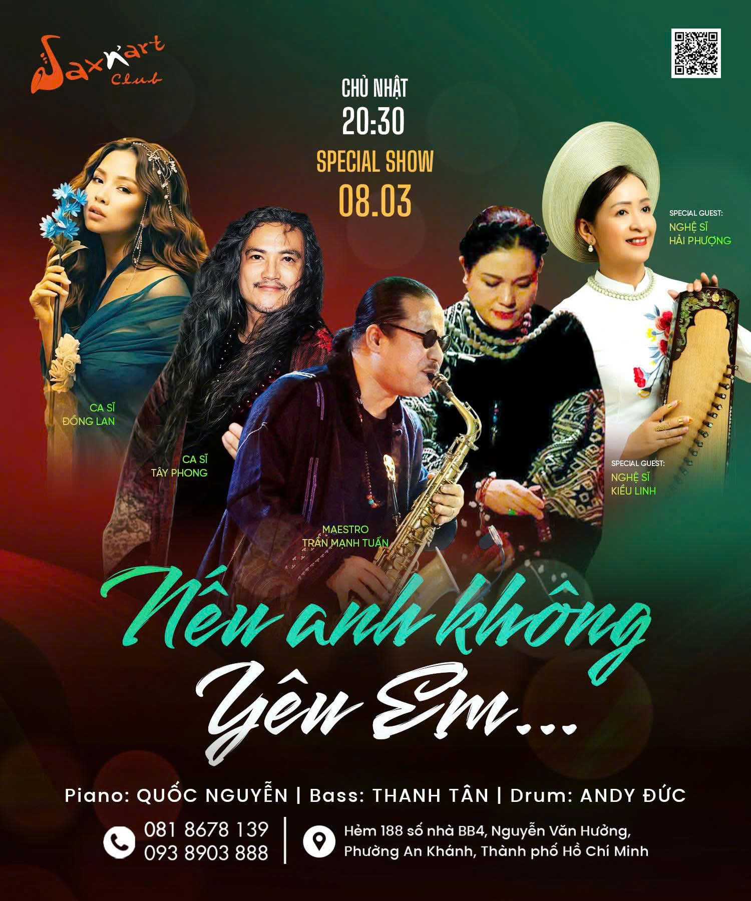 🎶 𝐒𝐏𝐄𝐂𝐈𝐀𝐋 𝐒𝐇𝐎𝐖 | 𝐍𝐄̂́𝐔 𝐀𝐍𝐇 𝐊𝐇𝐎̂𝐍𝐆 𝐘𝐄̂𝐔 𝐄𝐌… 𝐃𝐍𝐊𝐘𝐄 📅 𝐂𝐡𝐮̉ 𝐍𝐡𝐚̣̂𝐭, 𝟎𝟖/𝟎𝟑 | 𝐒𝐡𝐨𝐰𝐭𝐢𝐦𝐞: 𝟖:𝟑𝟎 𝐏𝐌 – 𝟏𝟏:𝟎𝟎 𝐏𝐌