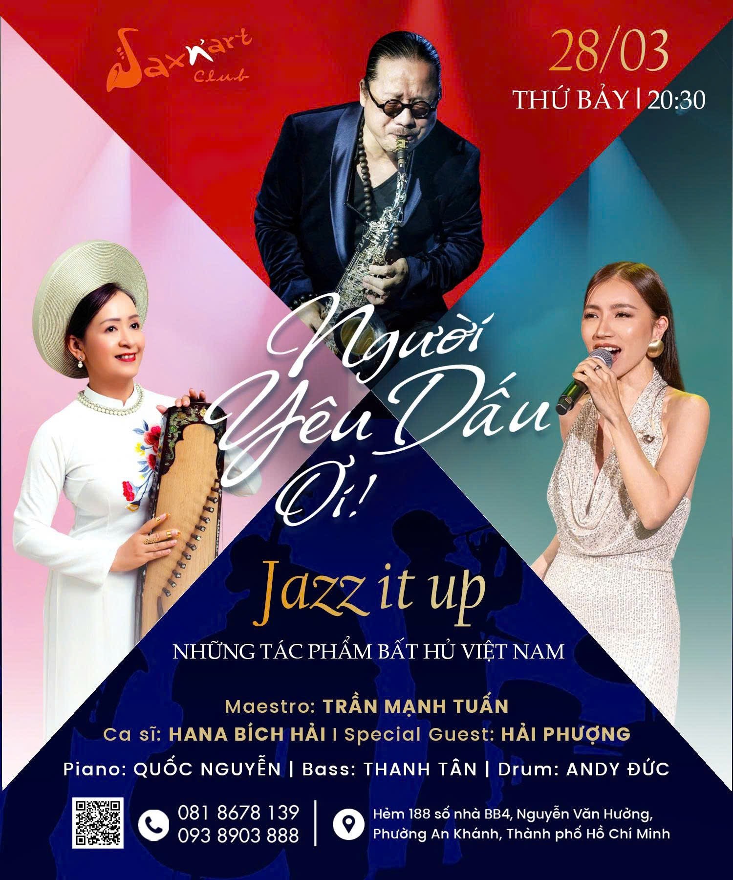 🌙 𝐍𝐆𝐔̛𝐎̛̀𝐈 𝐘𝐄̂𝐔 𝐃𝐀̂́𝐔 𝐎̛𝐈 | 𝐒𝐀𝐗𝐍’𝐀𝐑𝐓 𝐂𝐋𝐔𝐁 📅 𝐓𝐡𝐮̛́ 𝟕, 𝟐𝟖/𝟎𝟑 | 𝐒𝐡𝐨𝐰𝐭𝐢𝐦𝐞: 𝟗:𝟎𝟎 𝐏𝐌 – 𝟏𝟏:𝟎𝟎 𝐏𝐌